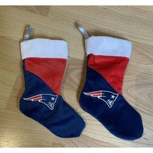 Boston Red Sox Logo Mini Christmas Stocking Ornaments 2 Gift Money Holder 7.5"